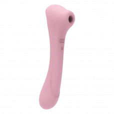 Нежно-розовый двусторонний стимулятор Daisy Massager - 20,2 см. Нежно-розовый двусторонний стимулятор Daisy Massager - 20,2 см.