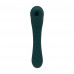 Изумрудный двусторонний стимулятор Quiver - 20,2 см.