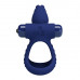 Синее эрекционное кольцо с вибрацией Luchito