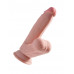 Телесный реалистичный фаллоимитатор Horney Emperor - 19,5 см. Телесный реалистичный фаллоимитатор Horney Emperor - 19,5 см.