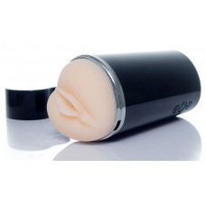 Мастурбатор-вагина с вибрацией Heart Of Love в колбе в форме сердца