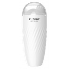 Белый мастурбатор с вибрацией в колбе Fuzone Белый мастурбатор с вибрацией в колбе Fuzone