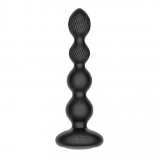 Черная анальная виброёлочка Nexus Tornado Beaded Probe с функцией вращения Черная анальная виброёлочка Nexus Tornado Beaded Probe с функцией вращения