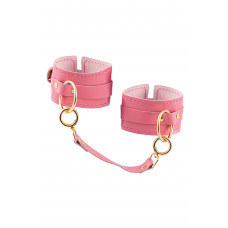 Розовые однослойные кожаные оковы Розовые однослойные кожаные оковы
