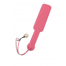 Розовый кожаный пэддл - 37 см. Розовый кожаный пэддл - 37 см.