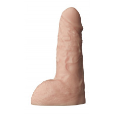 Телесный фаллоудлинитель с мошонкой Cock Next - 19 см.