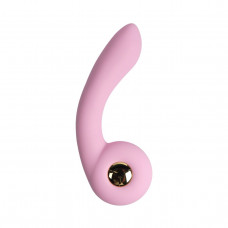 Розовый вибростимулятор точки G с нагревом Bendable Heating G-Spot Vibrator Розовый вибростимулятор точки G с нагревом Bendable Heating G-Spot Vibrator