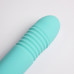 Бирюзовый вибростимулятор зоны G 2-в-1