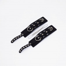 Черные кожаные наручники Sex