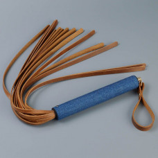 Плеть с джинсовой ручкой «Дикий Запад» - 60 см. Плеть с джинсовой ручкой «Дикий Запад» - 60 см.