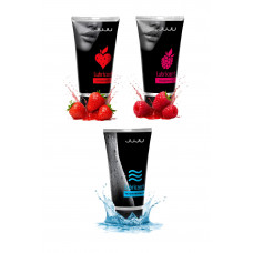 Набор из 3 лубрикантов JUJU (увлажняющий, клубника, малина) Набор из 3 лубрикантов JUJU (увлажняющий, клубника, малина)