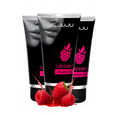 Набор из 3 съедобных лубрикантов JUJU со вкусом малины Набор из 3 съедобных лубрикантов JUJU со вкусом малины