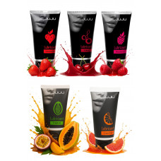 Набор из 5 съедобных лубрикантов JUJU (клубника, малина, тропические фрукты, вишня, грейпфрут) Набор из 5 съедобных лубрикантов JUJU (клубника, малина, тропические фрукты, вишня, грейпфрут)