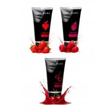 Набор из 3 съедобных лубрикантов JUJU (клубника, малина, вишня) Набор из 3 съедобных лубрикантов JUJU (клубника, малина, вишня)