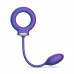 Фиолетовое эрекционное виброкольцо с анальным шариком Eclipse Фиолетовое эрекционное виброкольцо с анальным шариком Eclipse