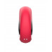Красный клиторальный массажер с функцией постукивания