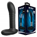 Черный стимулятор простаты с функцией римминга - 15,9 см. Черный стимулятор простаты с функцией римминга - 15,9 см.