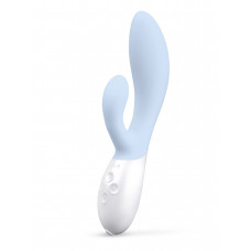 Нежно-голубой вибратор-кролик Lelo Ina 3 - 20 см. Нежно-голубой вибратор-кролик Lelo Ina 3 - 20 см.