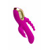 Лиловый тройной вибратор Trinny - 21,5 см. Лиловый тройной вибратор Trinny - 21,5 см.