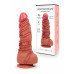 Телесный фаллоимитатор с имитацией шибари - 25 см. Телесный фаллоимитатор с имитацией шибари - 25 см.