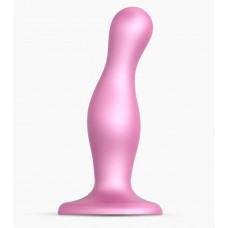 Розовая насадка Strap-On-Me Dildo Plug Curvy size M Розовая насадка Strap-On-Me Dildo Plug Curvy size M