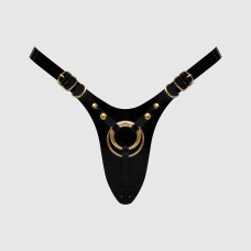 Черный пояс для фиксации насадок Strap-On-Me Leatherette Harness Fabulous Черный пояс для фиксации насадок Strap-On-Me Leatherette Harness Fabulous