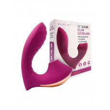 Сливовый вибромассажер с вакуумной стимуляцией клитора Сливовый вибромассажер с вакуумной стимуляцией клитора