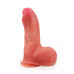 Телесный силиконовый вибратор-реалистик - 16,5 см. Телесный силиконовый вибратор-реалистик - 16,5 см.