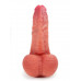 Телесный силиконовый фаллоимитатор на присоске - 24 см. Телесный силиконовый фаллоимитатор на присоске - 24 см.