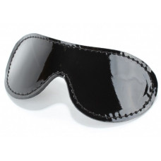 Чёрная лаковая маска на глаза Чёрная лаковая маска на глаза