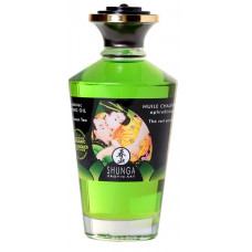 Массажное интимное масло с ароматом зелёного чая - 100 мл. Массажное интимное масло с ароматом зелёного чая - 100 мл.