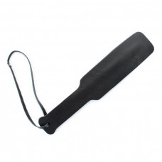 Чёрная кожаная шлепалка - 30 см. Чёрная кожаная шлепалка - 30 см.