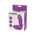 Фиолетовый вибратор для ношения в трусиках Фиолетовый вибратор для ношения в трусиках