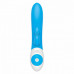 Голубой вибратор The Kissing Rabbit