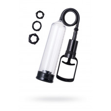 Вакуумная помпа A-toys с уплотнителем и эрекционными кольцами Вакуумная помпа A-toys с уплотнителем и эрекционными кольцами