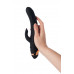 Чёрный вибратор WANAME Thunder с клиторальным отростком - 24,2 см. Чёрный вибратор WANAME Thunder с клиторальным отростком - 24,2 см.