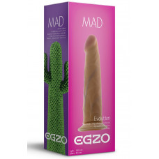 Телесный фаллоимитатор без мошонки Mad Cactus - 18,5 см. Телесный фаллоимитатор без мошонки Mad Cactus - 18,5 см.