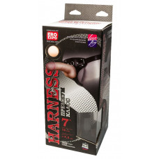 Кожаный пояс харнесс WOMAN LONG премиум класса с 3 насадками Кожаный пояс харнесс WOMAN LONG премиум класса с 3 насадками