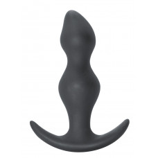 Серая фигурная анальная пробка Fantasy - 12,5 см. Серая фигурная анальная пробка Fantasy - 12,5 см.