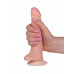 Фаллоимитатор REAL Standard с наплывами - 19,5 см. Фаллоимитатор REAL Standard с наплывами - 19,5 см.