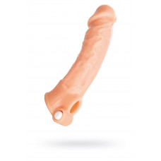 Удлиняющая насадка на пенис с вибрацией - 18,5 см. Удлиняющая насадка на пенис с вибрацией - 18,5 см.