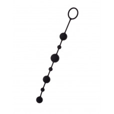 Черная анальная цепочка A-toys с шариками - 35,9 см. Черная анальная цепочка A-toys с шариками - 35,9 см.