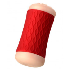 Двухсторонний мастурбатор JOS NADIN в красном цилиндре Двухсторонний мастурбатор JOS NADIN в красном цилиндре