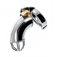 Серебристый мужской пояс верности TOYFA Metal Серебристый мужской пояс верности TOYFA Metal