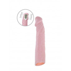 Телесная насадка с вибрацией Sex Expert - 18 см. Телесная насадка с вибрацией Sex Expert - 18 см.