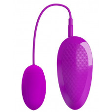 Лиловое виброяйцо с удобным пультом управления вибрацией Лиловое виброяйцо с удобным пультом управления вибрацией