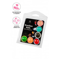 Массажное масло Secret Play Brazilian Balls микс эффектов 6 шт Массажное масло Secret Play Brazilian Balls микс эффектов 6 шт
