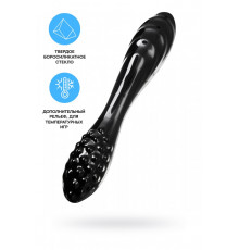 Двусторонний фаллоимитатор Satisfyer Dazzling Crystal черный 18,5 см