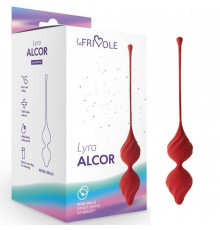 Вагинальные шарики Alcor красный 21 см