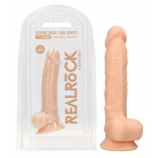 Фаллоимитатор Silicone Dildo With Balls 17,8 телесный
